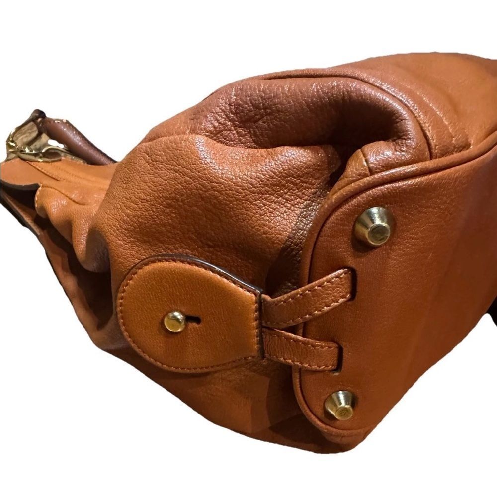 Chloé Whiskey Brown Leather Irene Tote Shoulder Bag - Picture 9 of 16